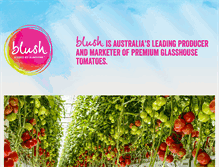 Tablet Screenshot of blushtomatoes.com.au